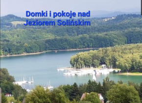 Domki na punkcie widokowym w Polańczyku nad Jeziorem Solińskim 601-806-454